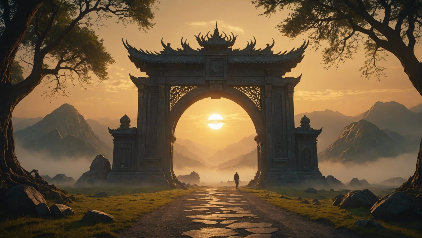 Sunrise through the Gate