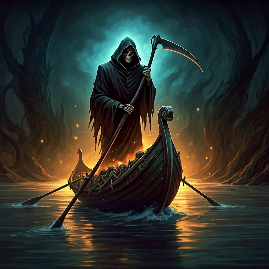 Grim Ferryman   by @Panda2778
