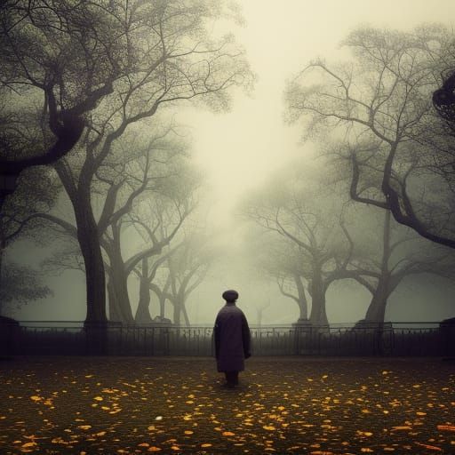 Foggy Stroll in the Park  by @Dylan