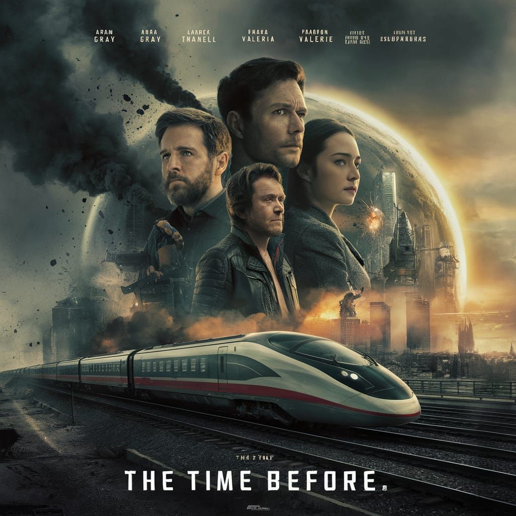 movie poster "The Time Before" A civilization threatened wit...