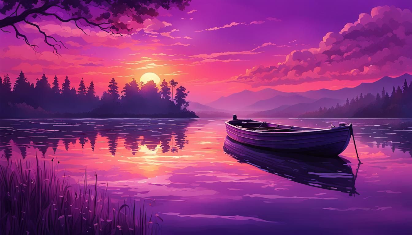 Purple Sunset  by @Wildlife Greg