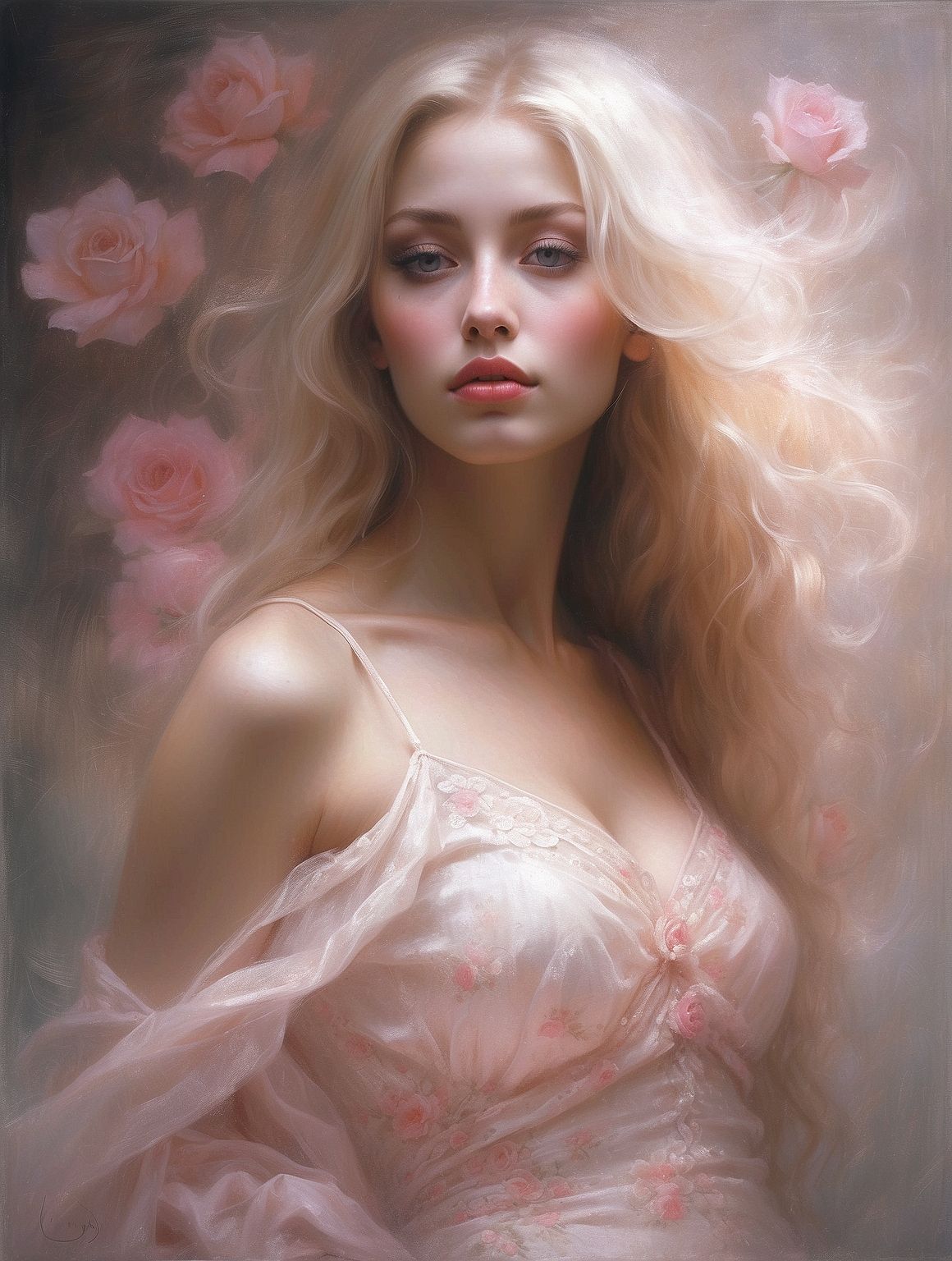 Pink dream portrait