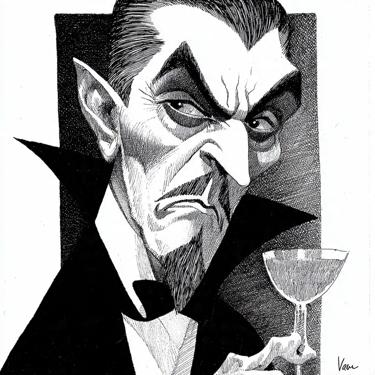 I never drink ... vine.