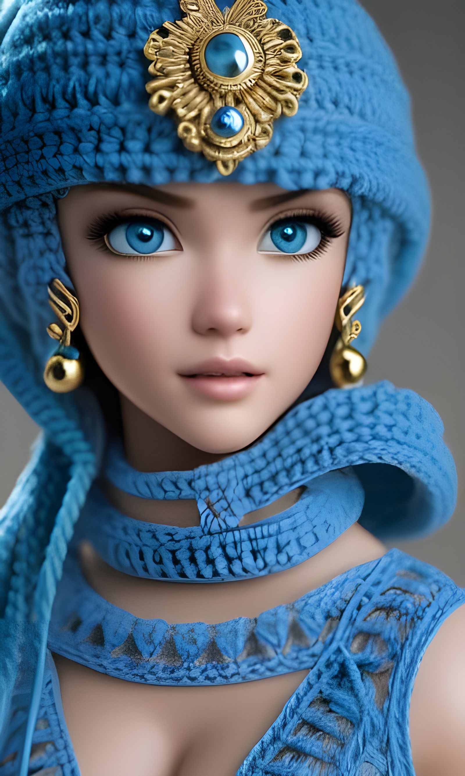 'Barbie in Blue' false