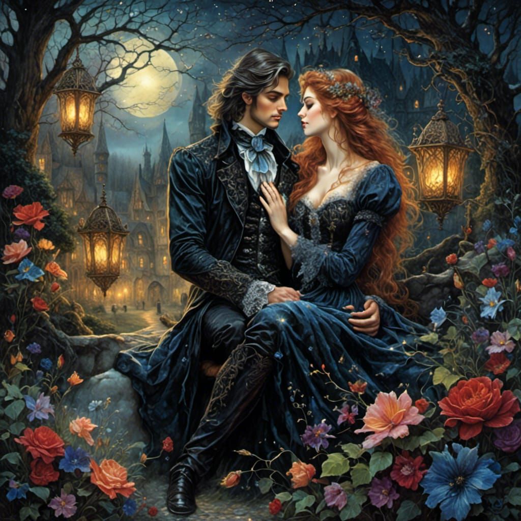  <lora:Charming:0.8> Dark Romance