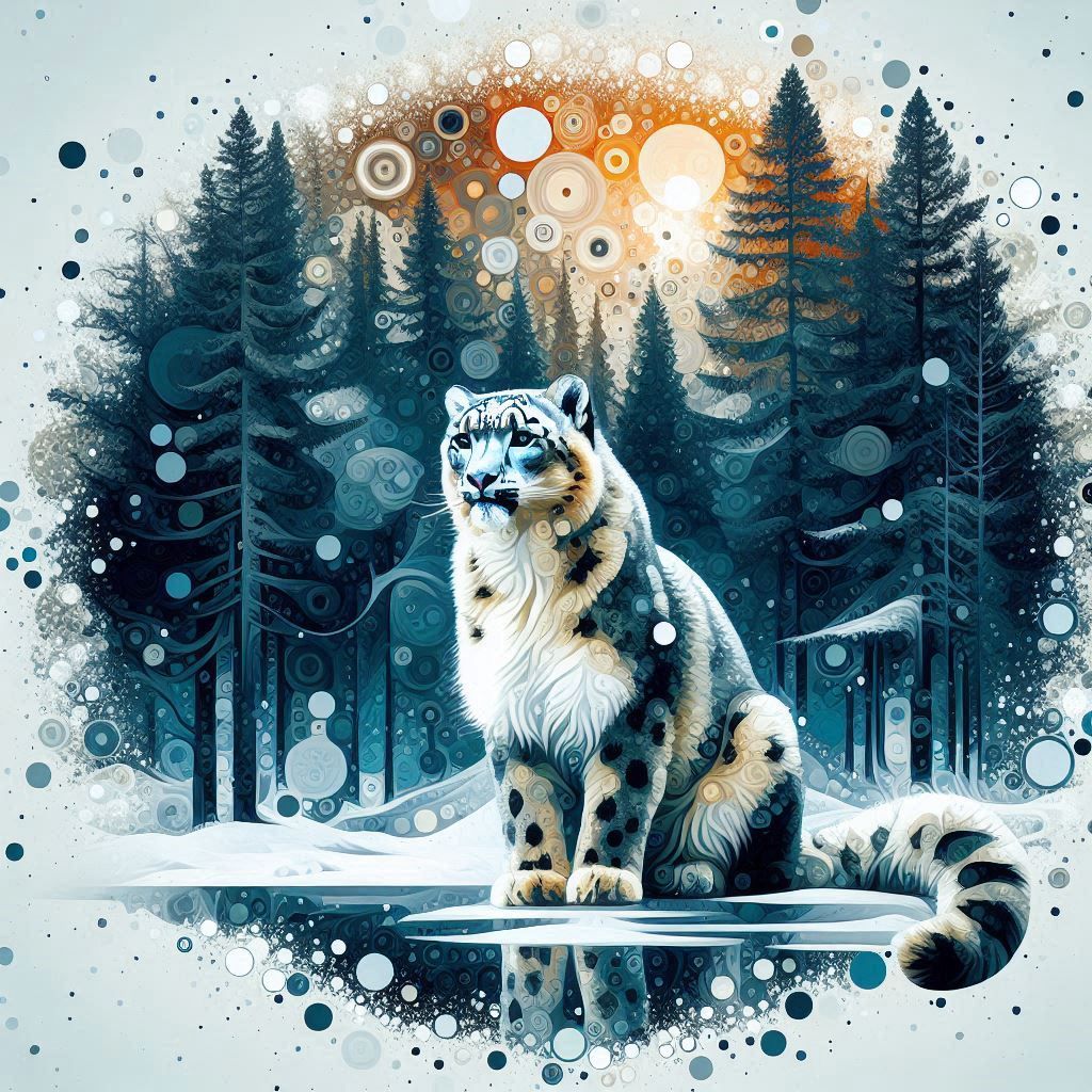 נמר שלג מהמם