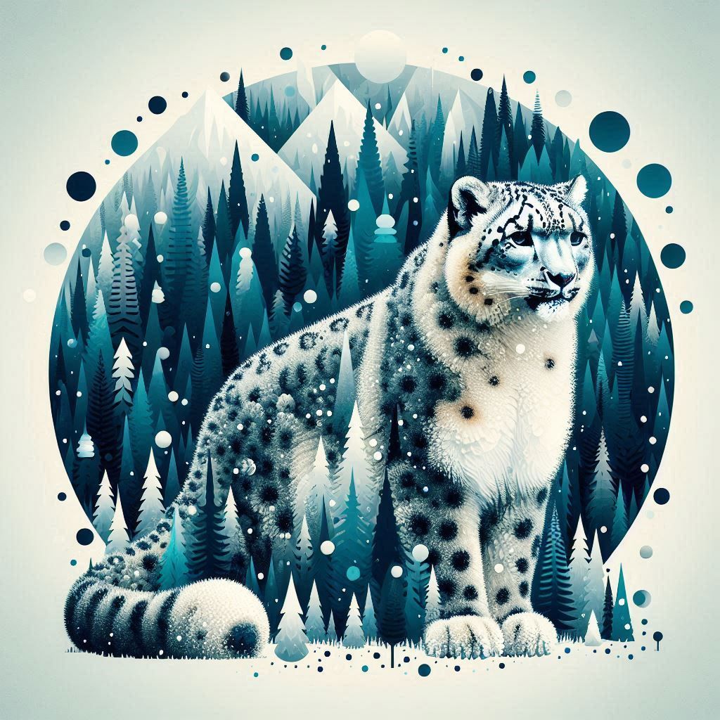 נמר שלג מהמם