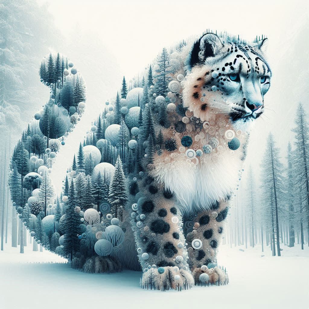 נמר שלג מהמם