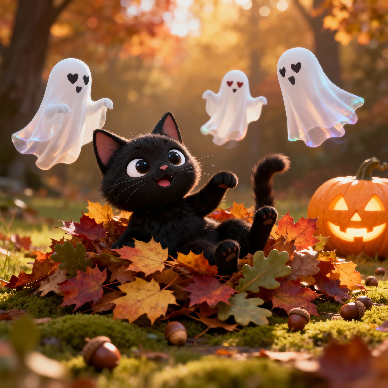 Playing with ghosts.