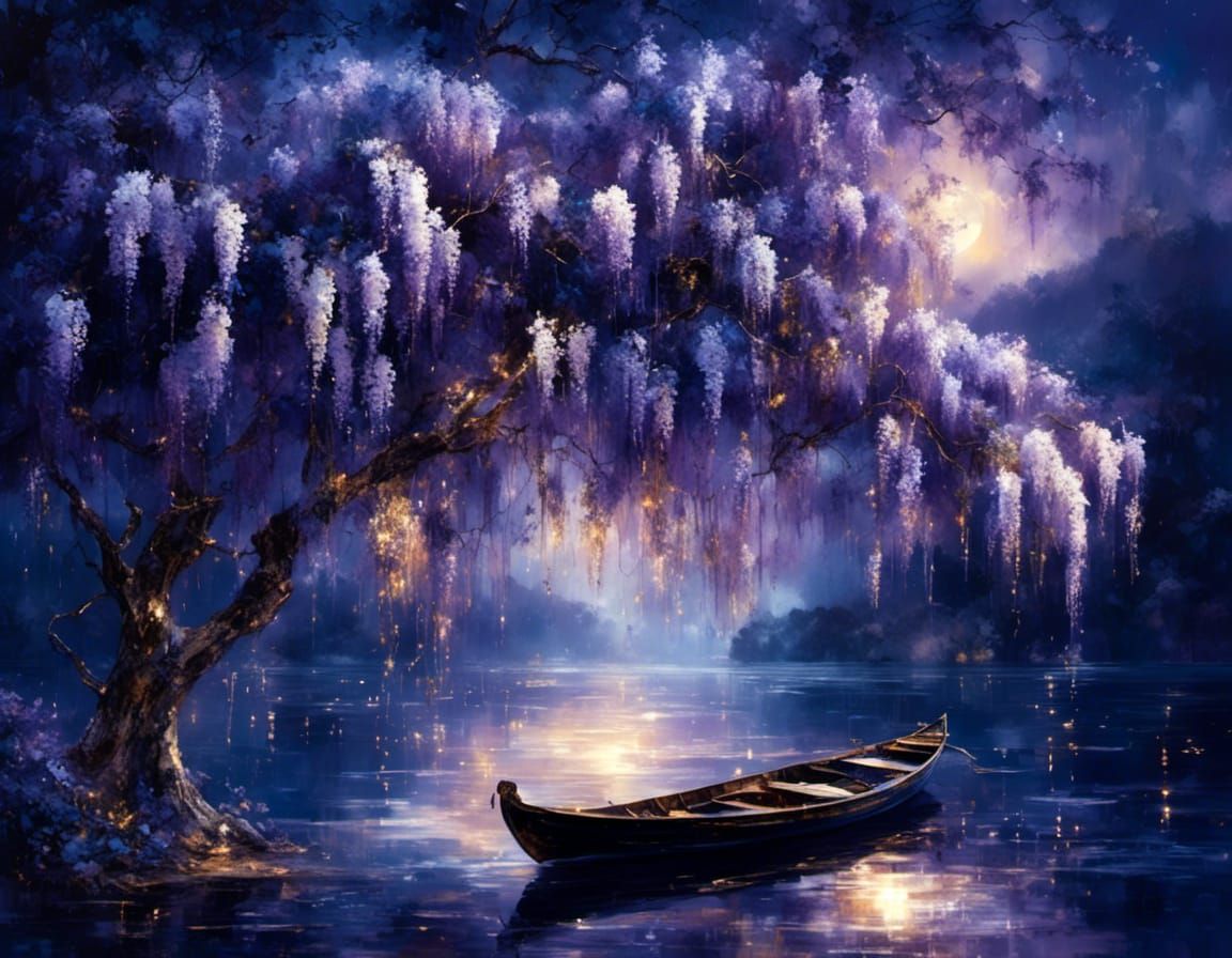 Midnight Wisteria  by @Jen