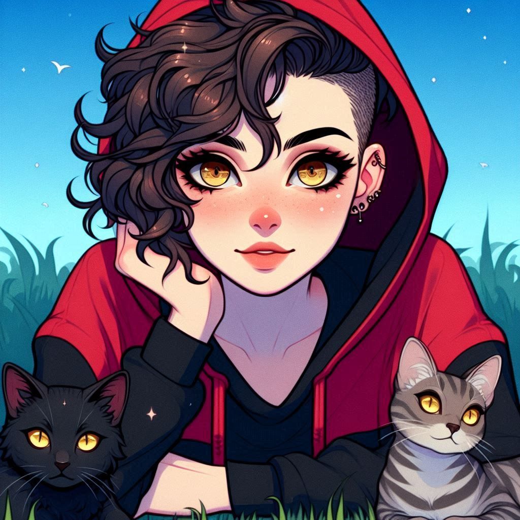 CxK/CxK Inspired with her cats Zaide and Tiki