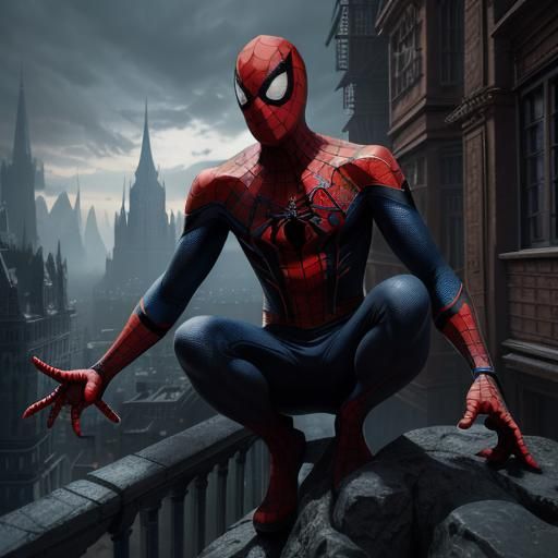 Spider Man detailed matte painting, deep color, fantastical, intricate ...