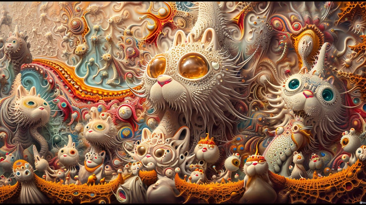 Fractal Animal Holiday Chaos