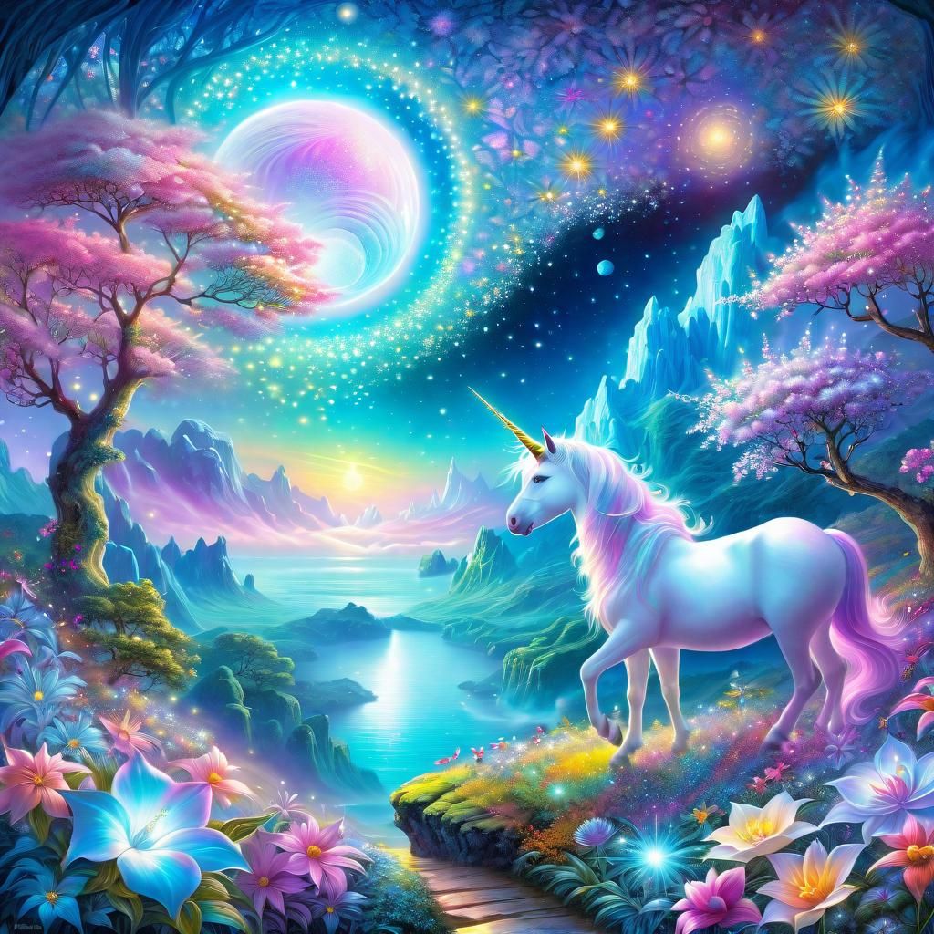 Utopian World of Magic, Beauty and Peace ... and the Return of Unicorns ...