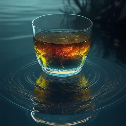Ukrainian glass of Bravery