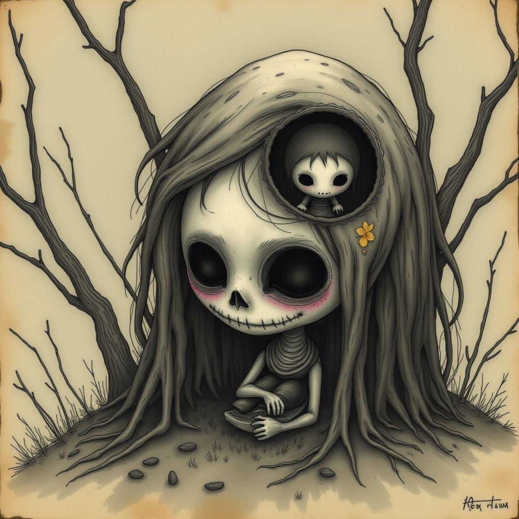 <lora:MO Branchlings:1.0>