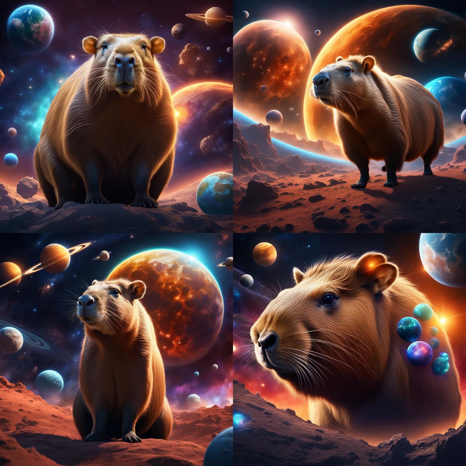 Capybara in space