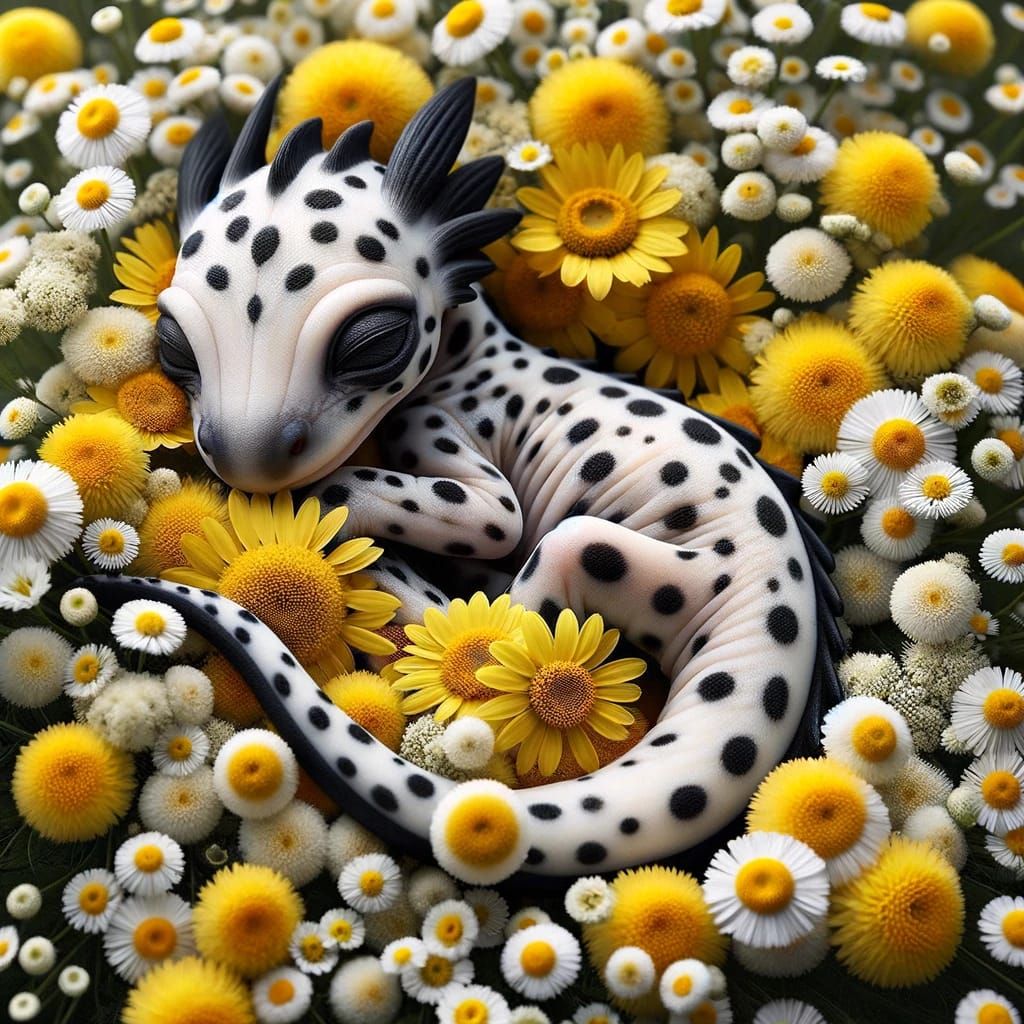 Newborn Baby Spotted Dragon