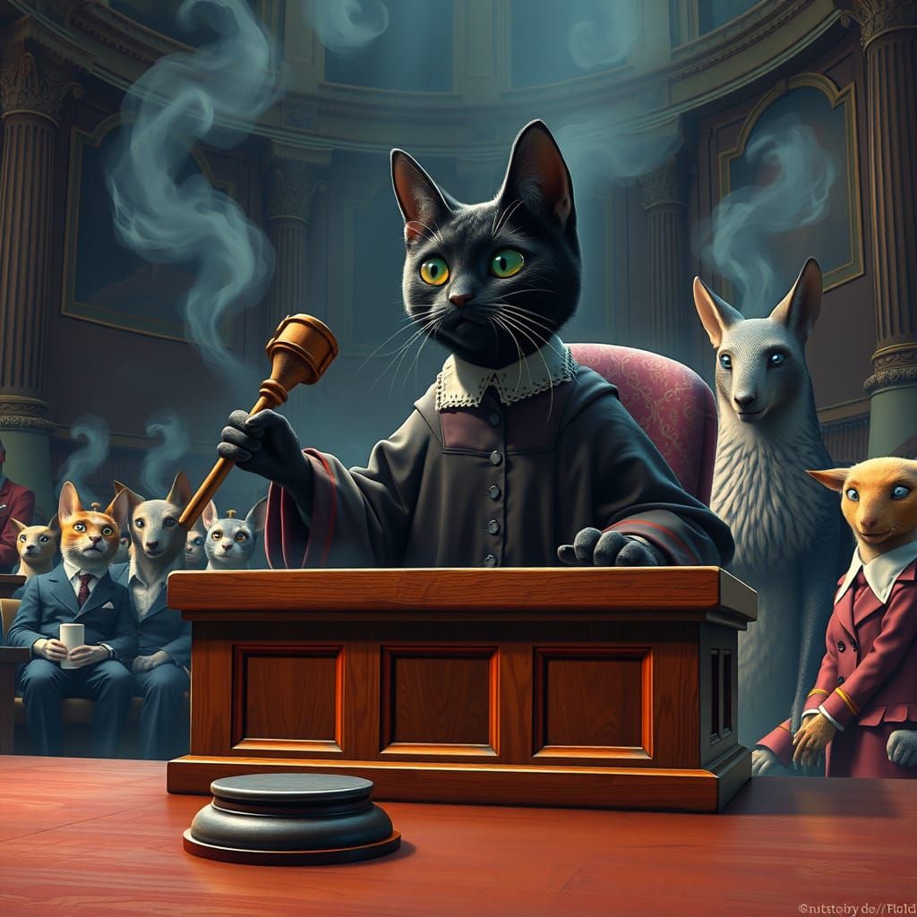 In the name of the Father, the Son, and the Holy Cat