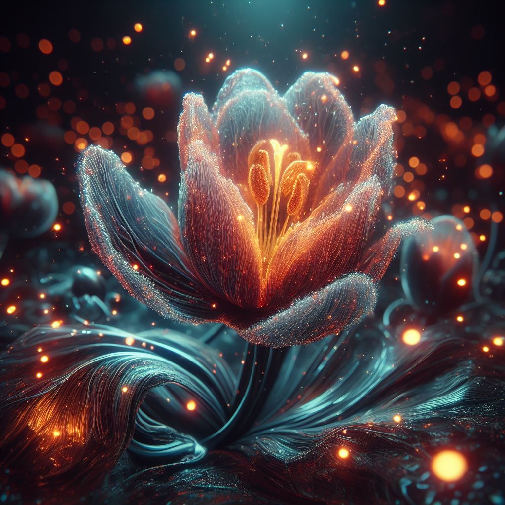 Bioluminescent Tulips