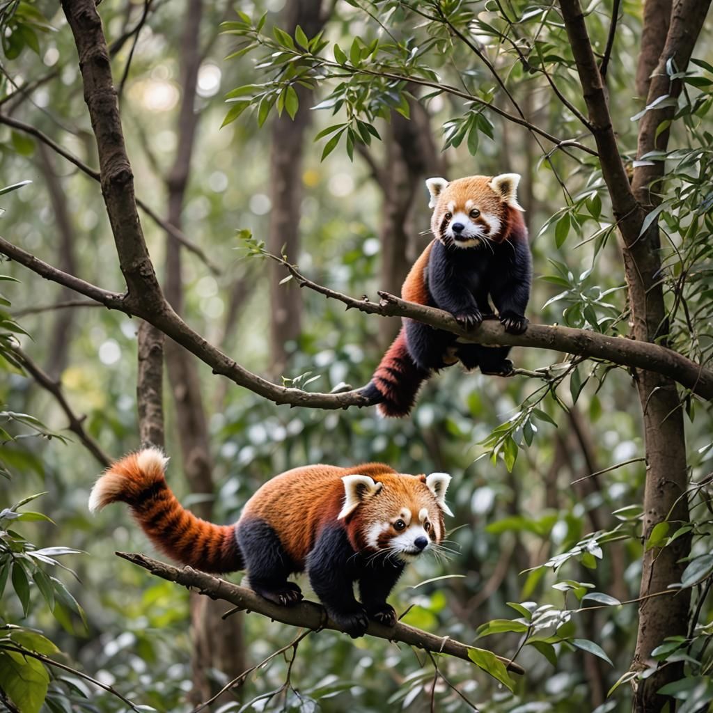 Red pandas
