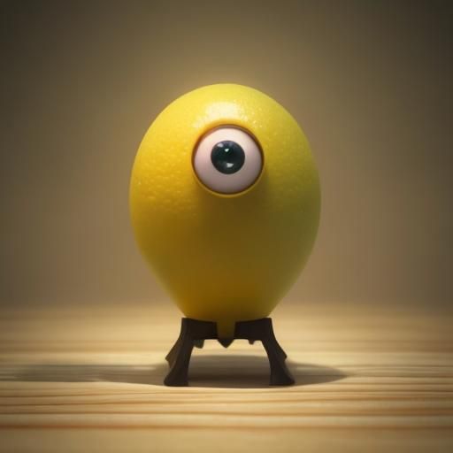 Closeup, Front Facing, Front View, The Lemon Monster is a su...