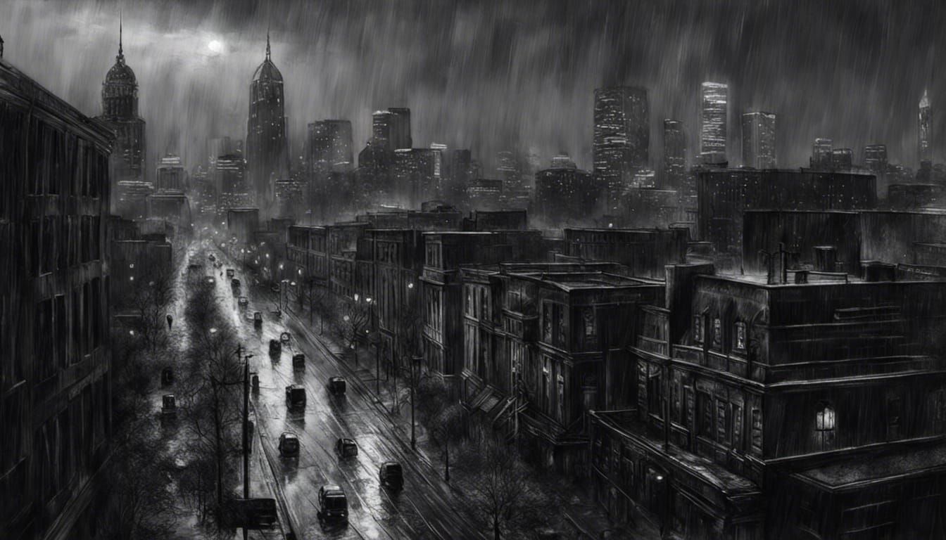 "Someday, a hard rain is gonna come and wash these streets clean...".  by @Sneakiki