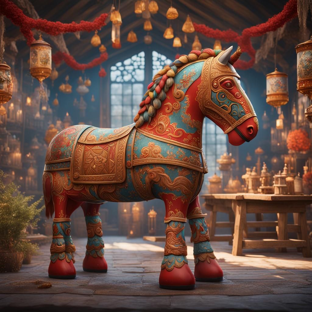 Dala horse comes to life