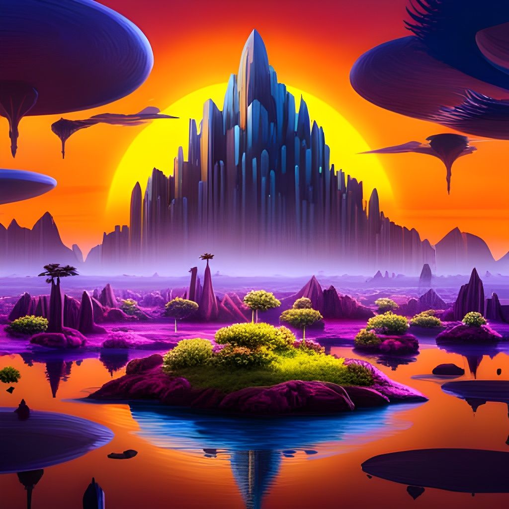 Fantasyscape - AI Generated Artwork - NightCafe Creator