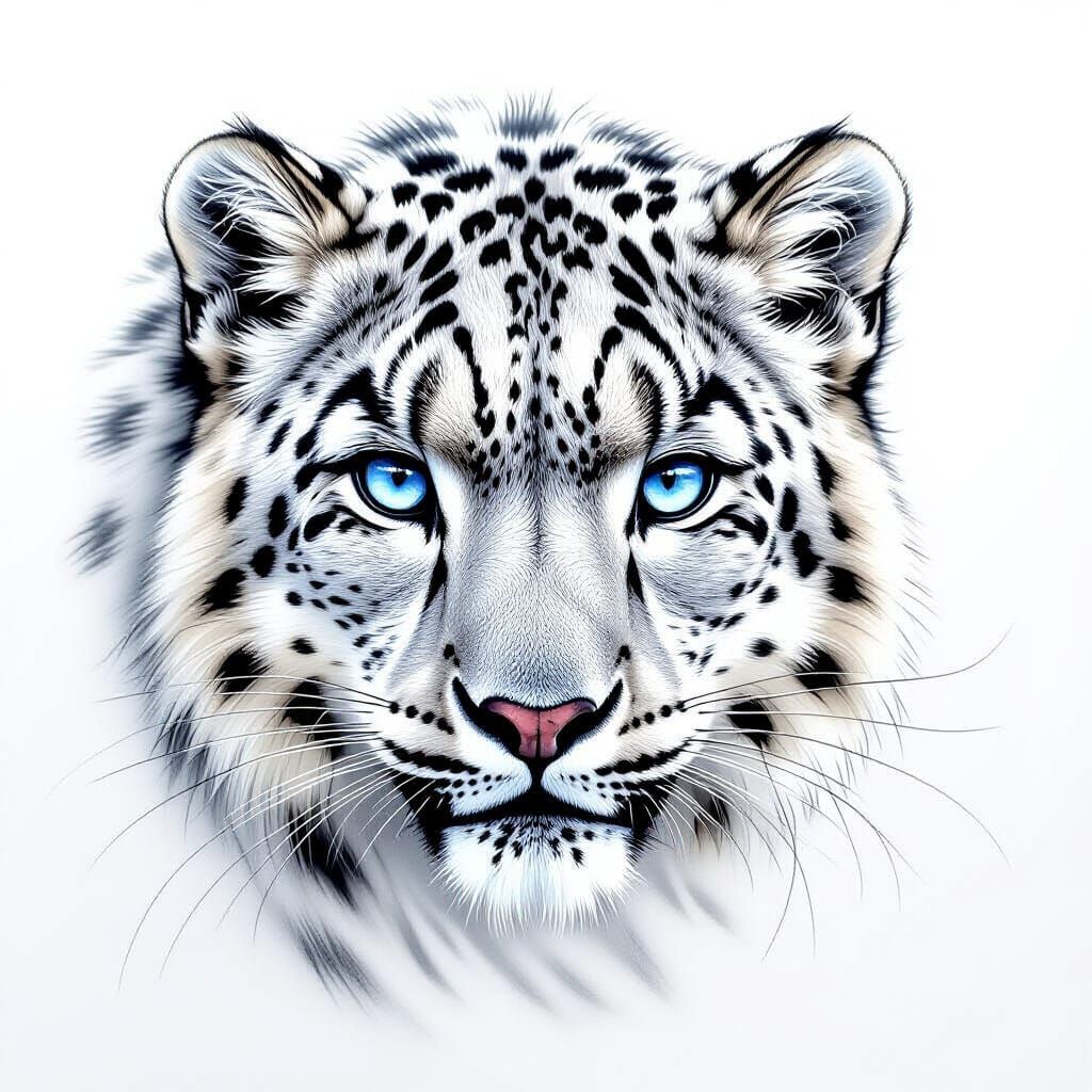 A Majestic Snow Leopard  by @COC