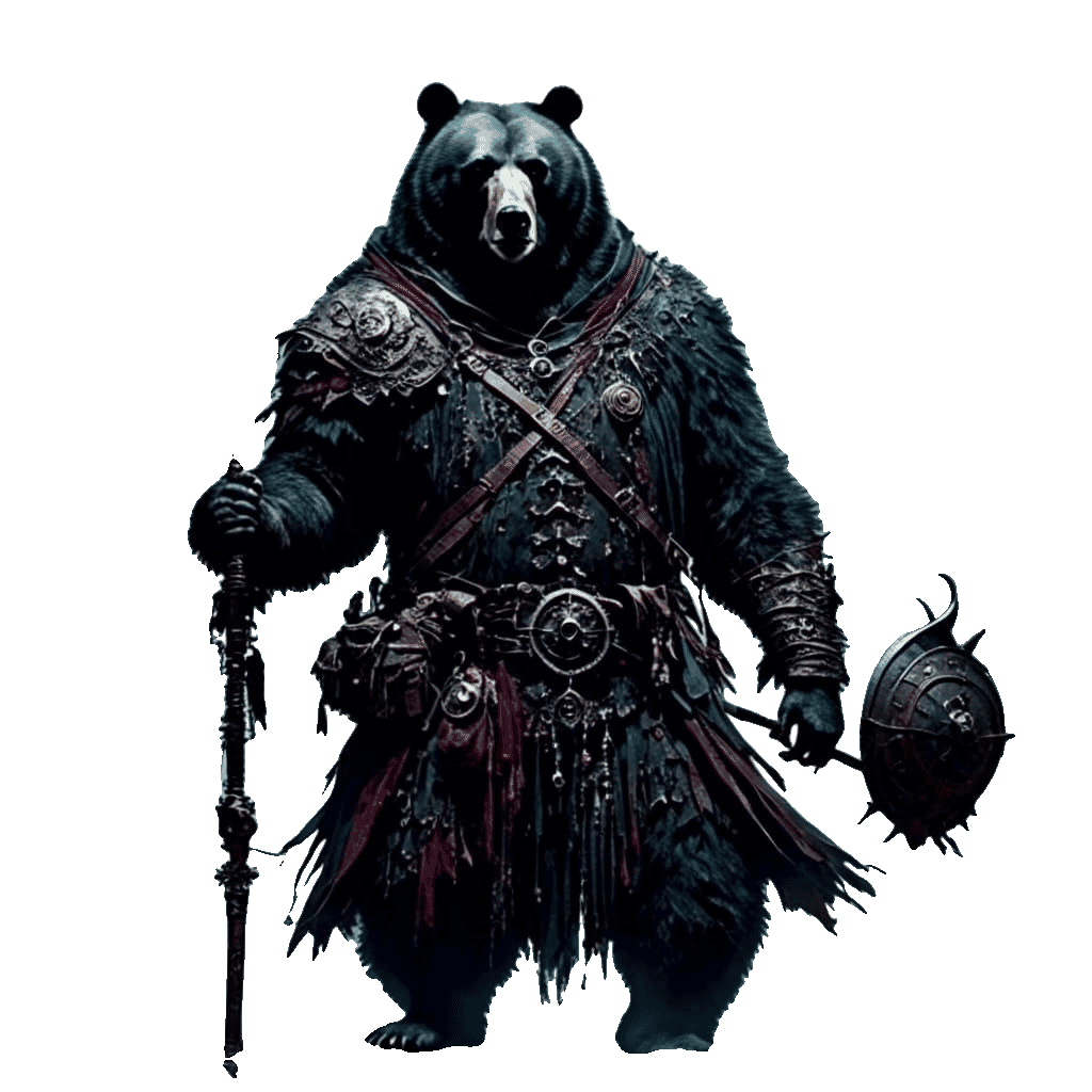 (bear warrior) - AI Generated Artwork - NightCafe Creator