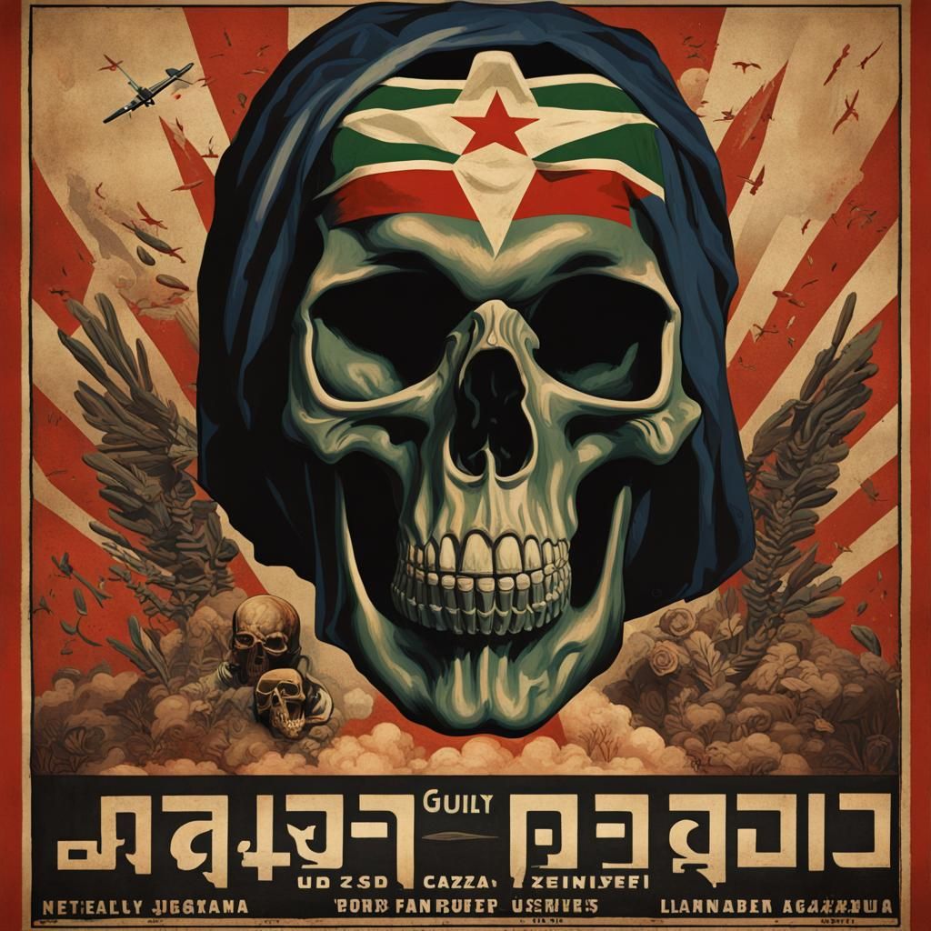 An Allied propaganda poster from 1946