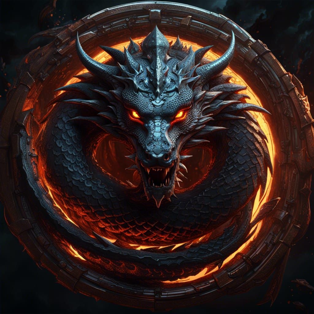 Ouroboros dragon