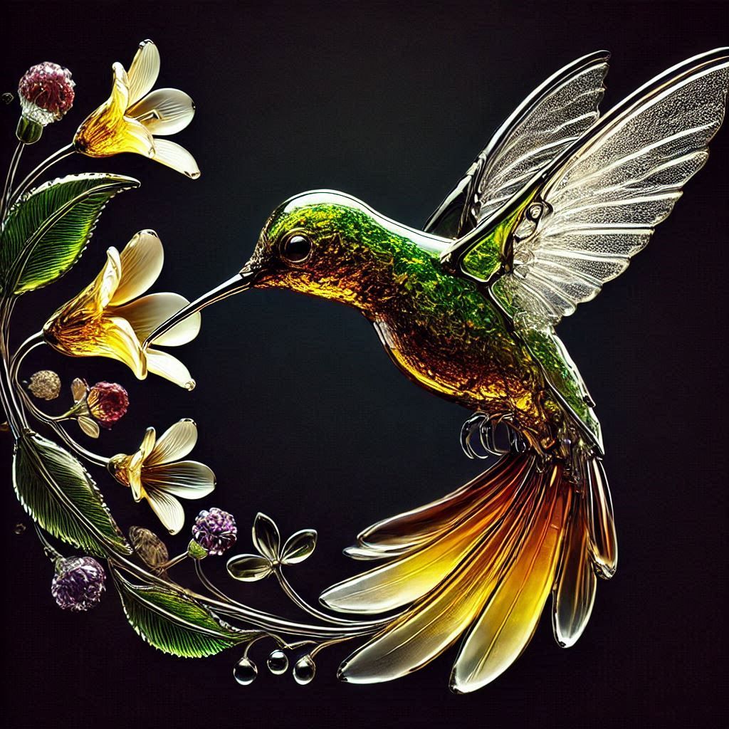 Glassed Hummingbird !!