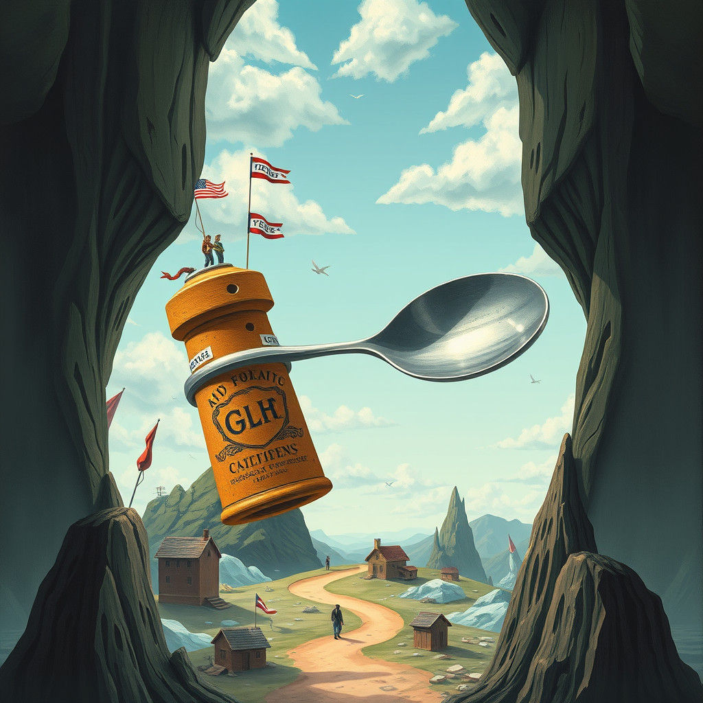 Surreal Election Bottleneck Inspired by Dali and Escher