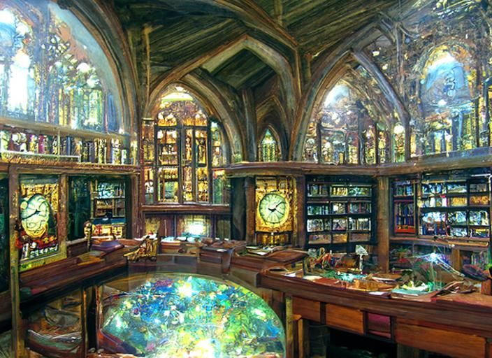 The Library of Time, main reading room