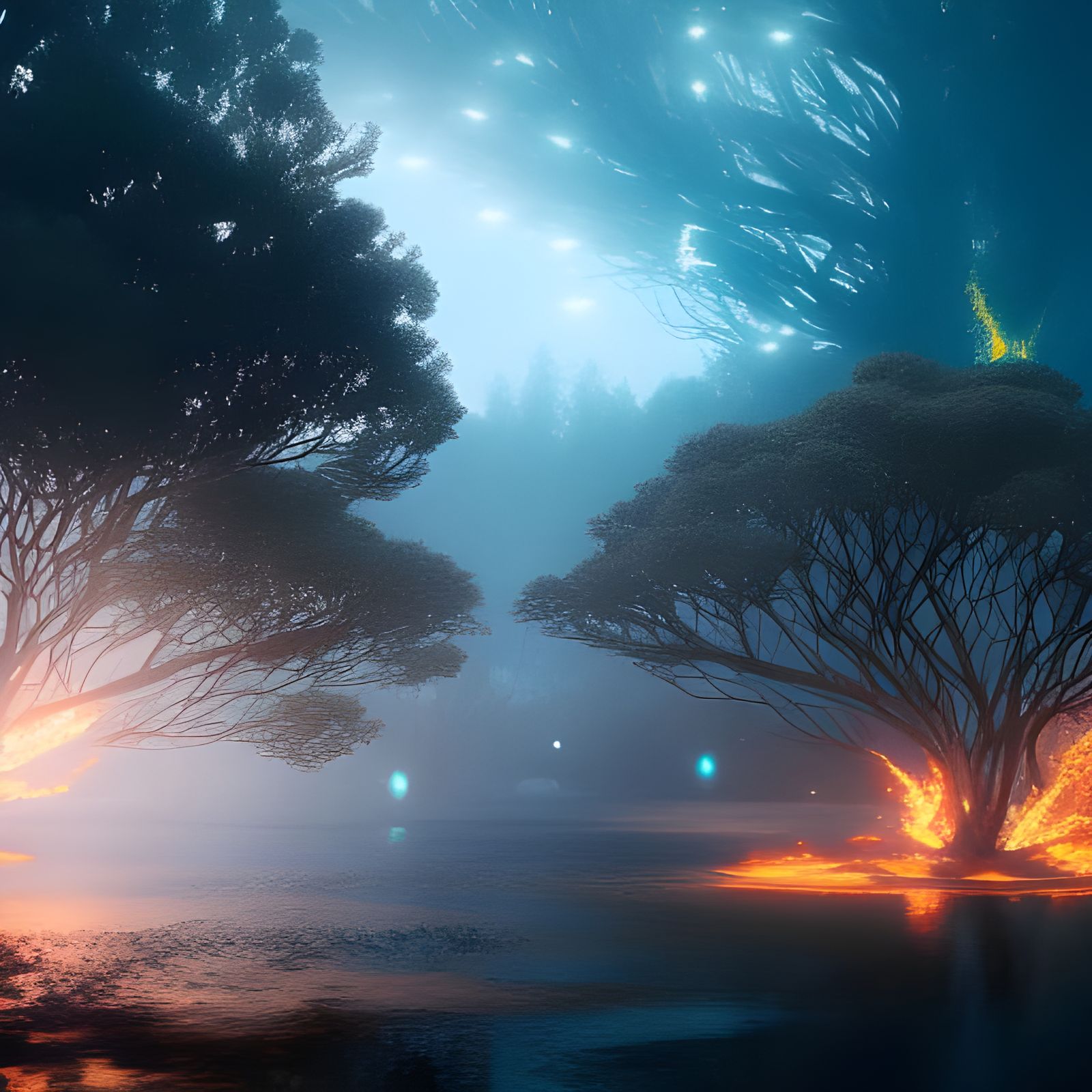 Fire Earth Air Water  by @NewAgerJul