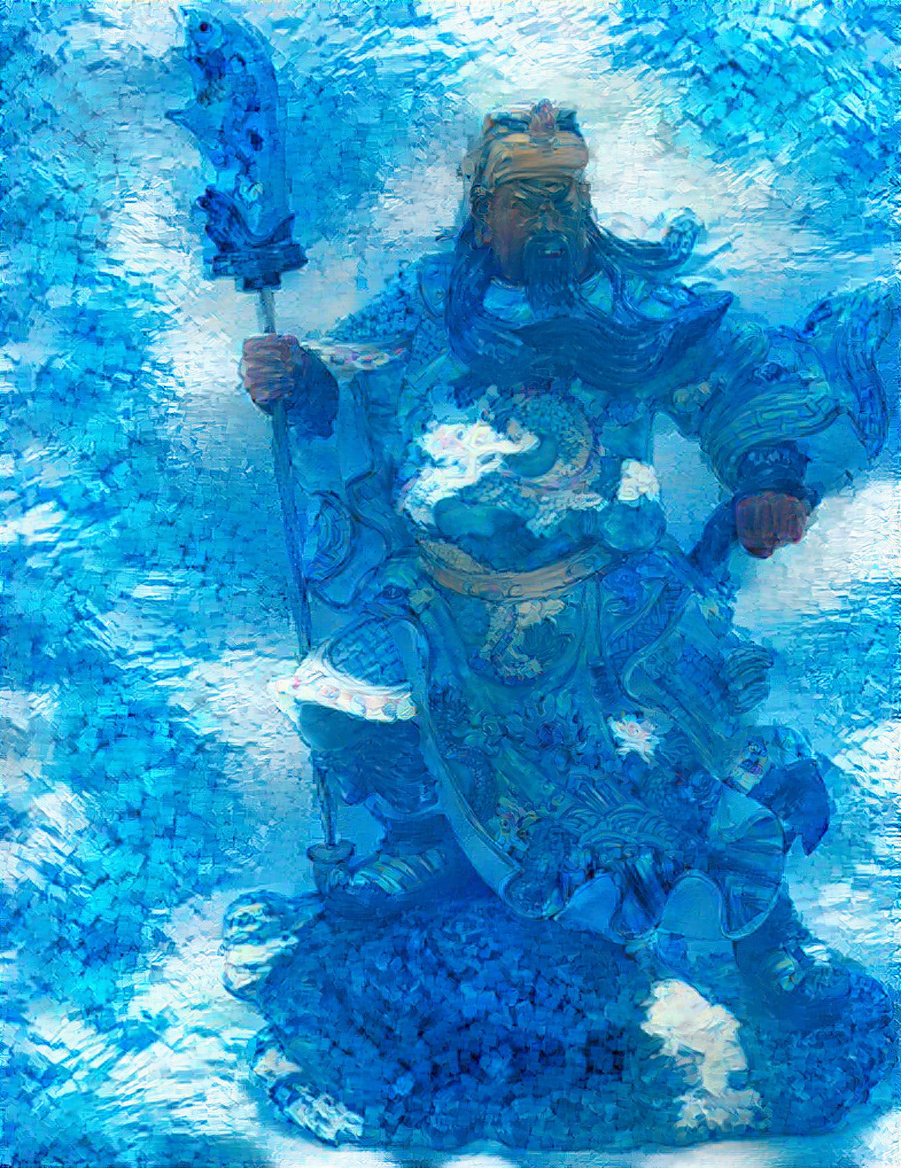 Guan Gong Blue