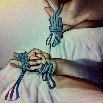 My hands, your hands, tied up like ships