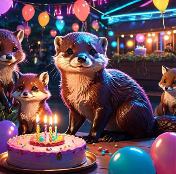 Honored Guest for baby otter🦊