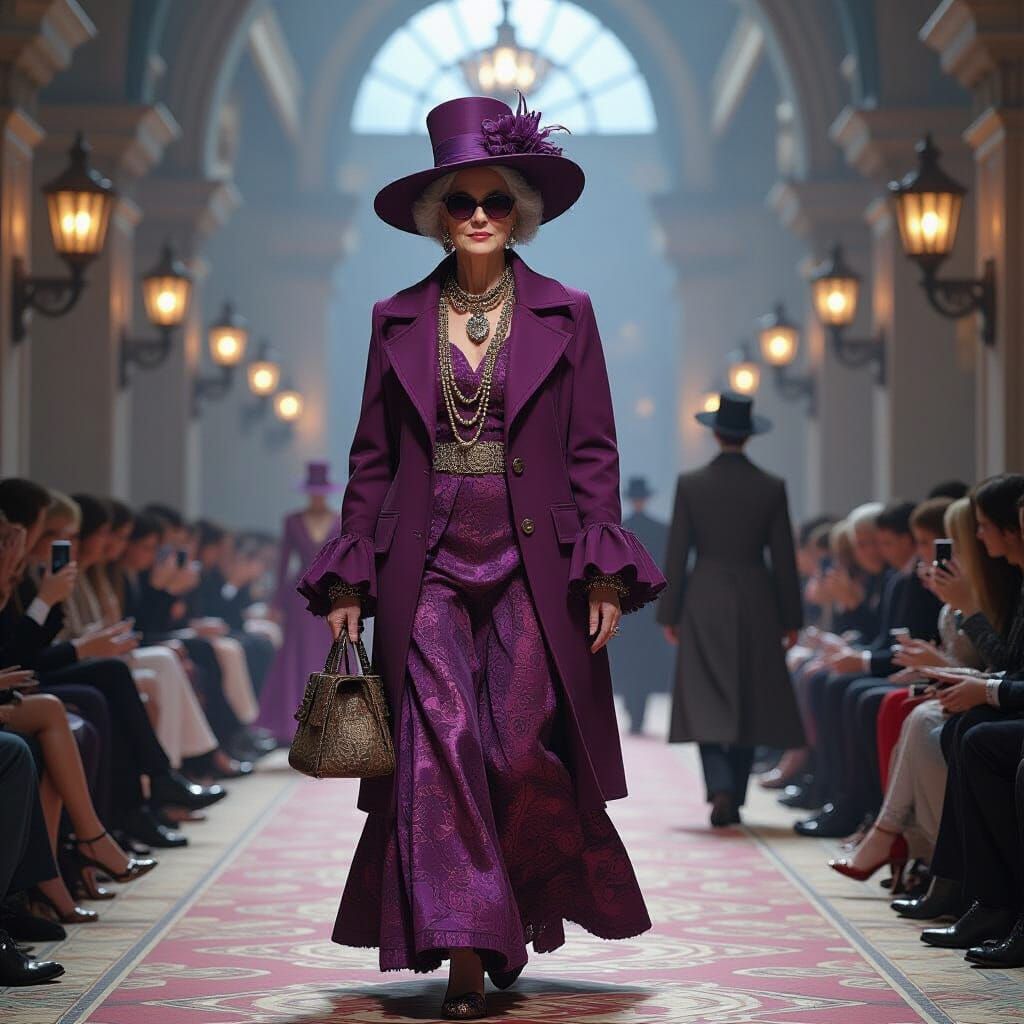 I'm not too old. A fashion show for old people.  by @Shadowbird