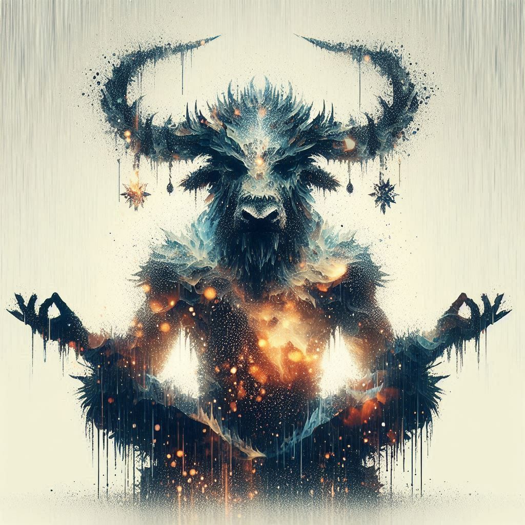 double exposure beautiful fantasy DALL-E 3 portrait landscap...