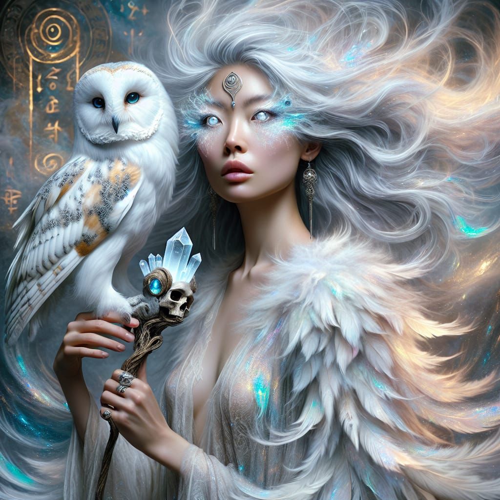 Gloriana & her familiar Drifcas