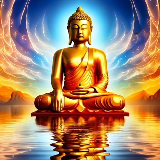 Buddha Aura - AI Generated Artwork - NightCafe Creator