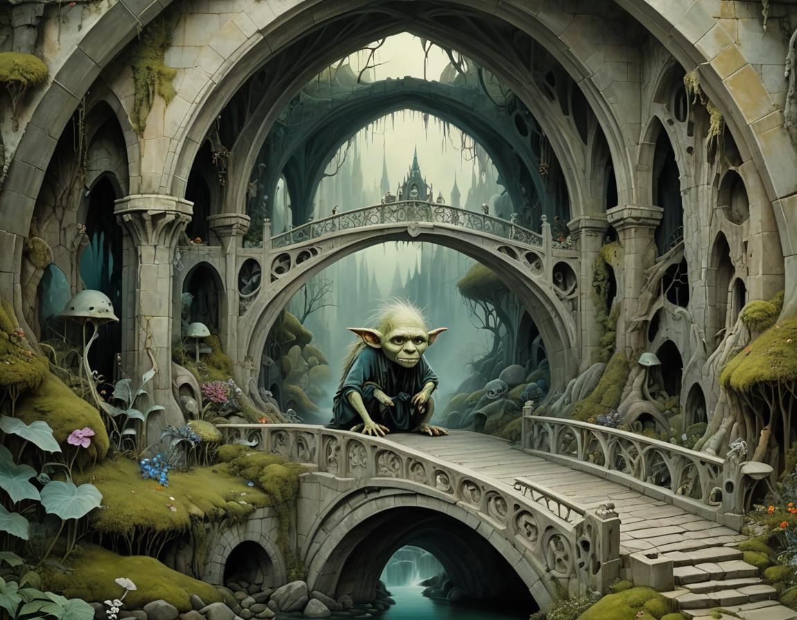 Troll guarding the Bridge to Nowhere