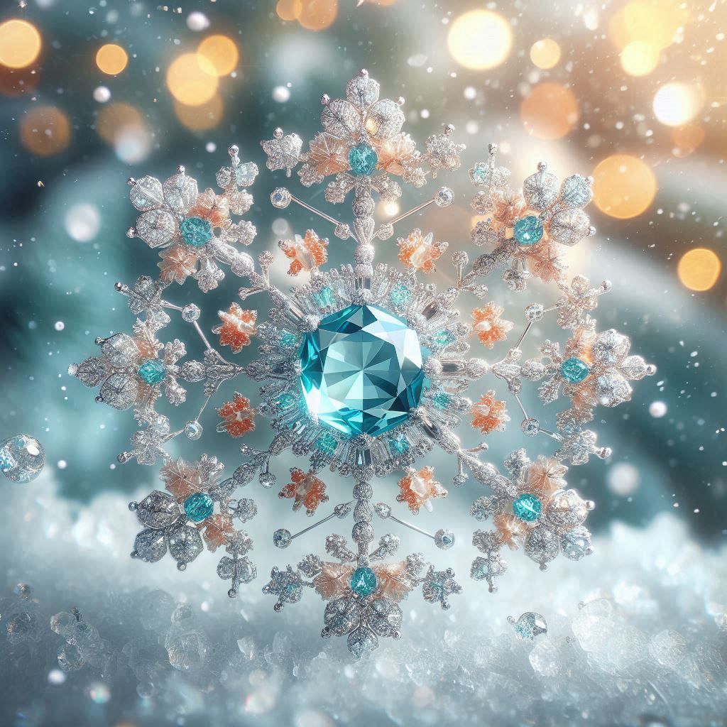 Snowflake in jewellery