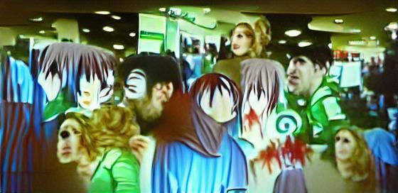 among us anime scene