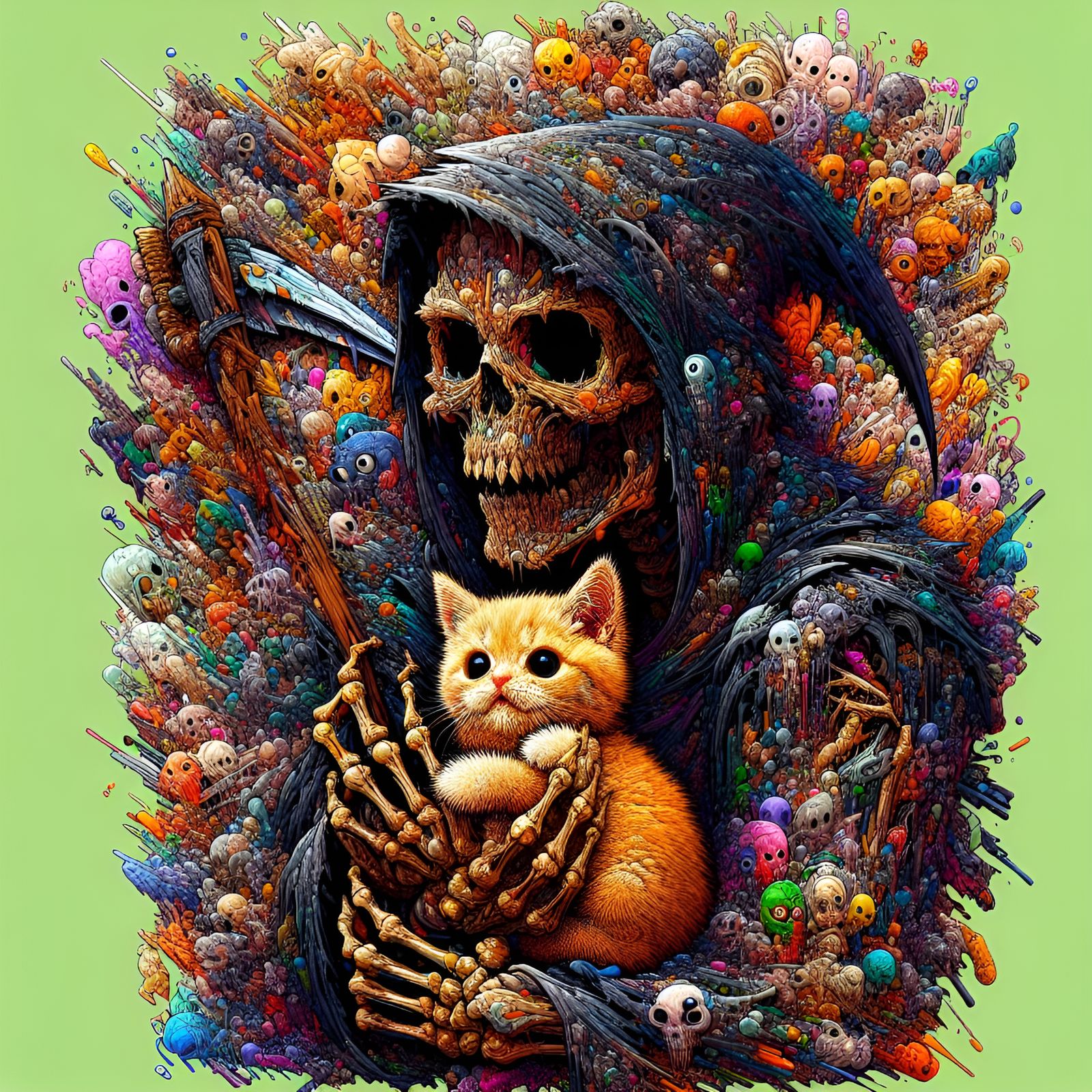 Death and Kitten