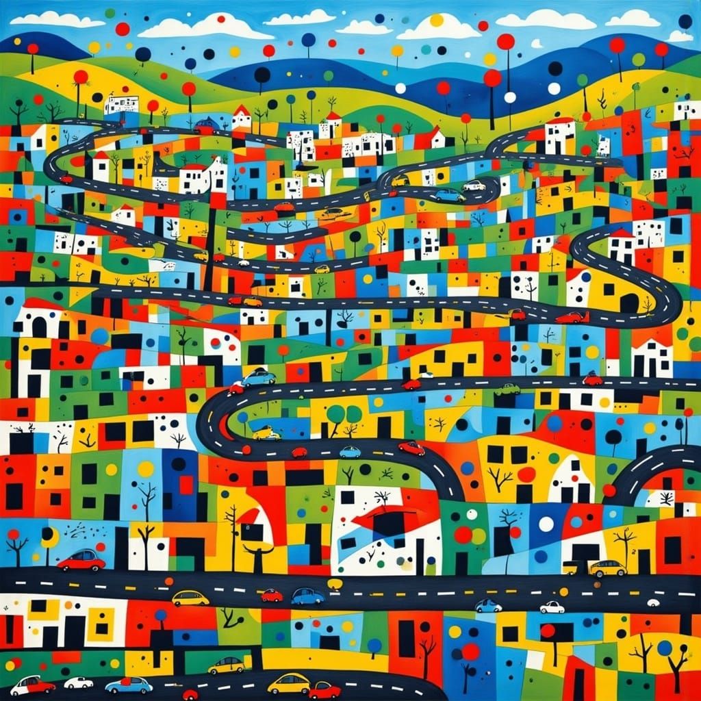 <lora:MARVELLOUS MIRO:1.0> Brazilian favelas 