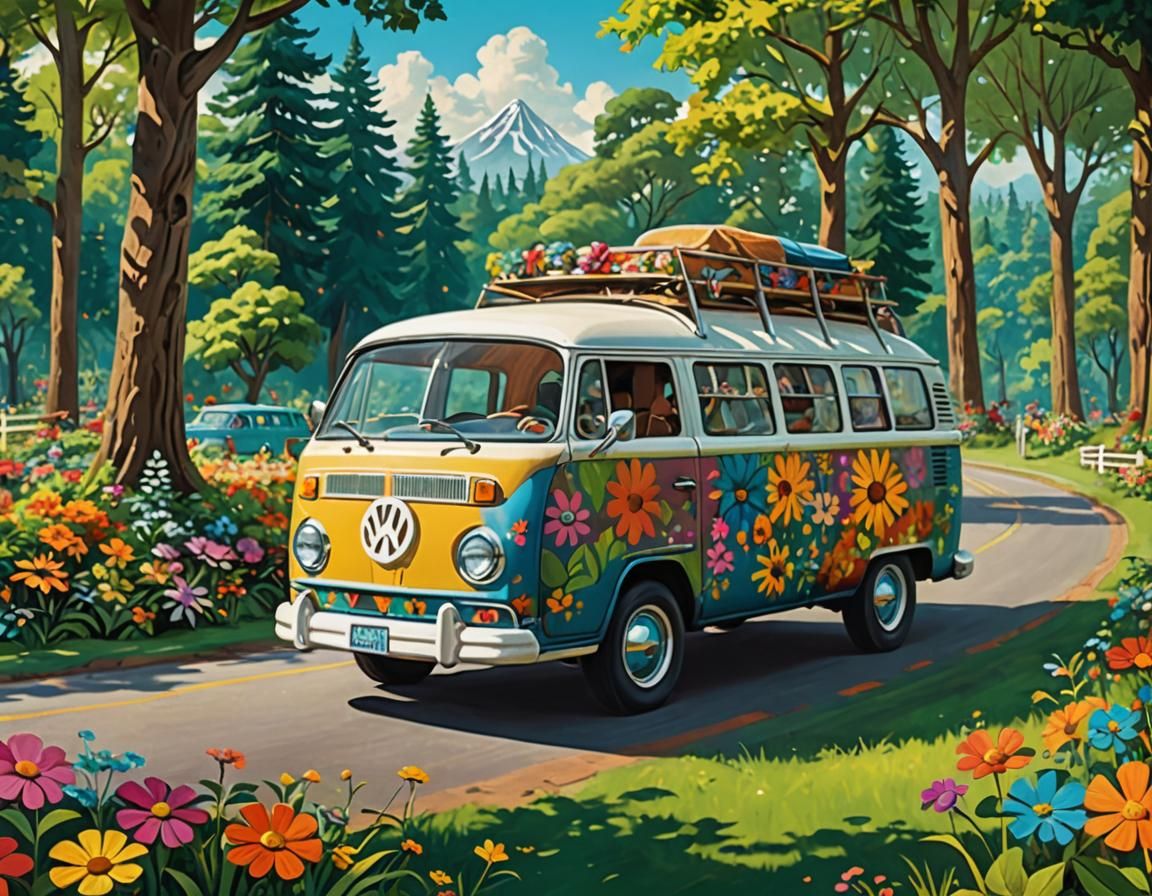 Driving through the park  by @Inkrose115